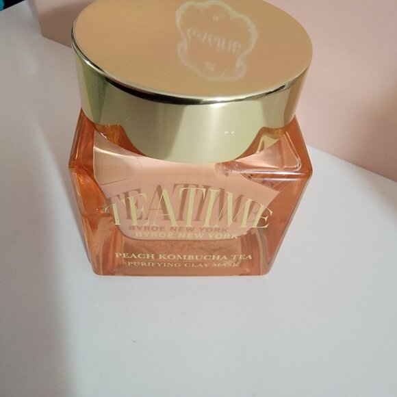 Byroe Peach Kombucha Tea Purifying Clay Mask Full Size - Picture 13 of 13